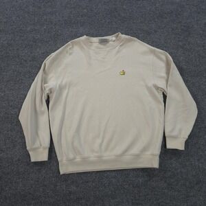 Vintage Masters Sweatshirt Mens Medium White Golf Augusta National Crewneck 90s